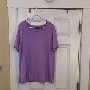 Honeyme Purple Short Sleeve Tee